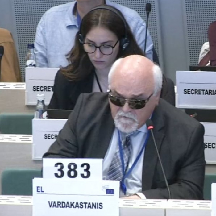 Ο Ι. Βαρδακαστάνης ομιλητής στην Ολομέλεια