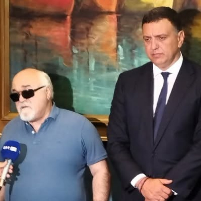 Φωτογραφία από τις κοινές δηλώσεις