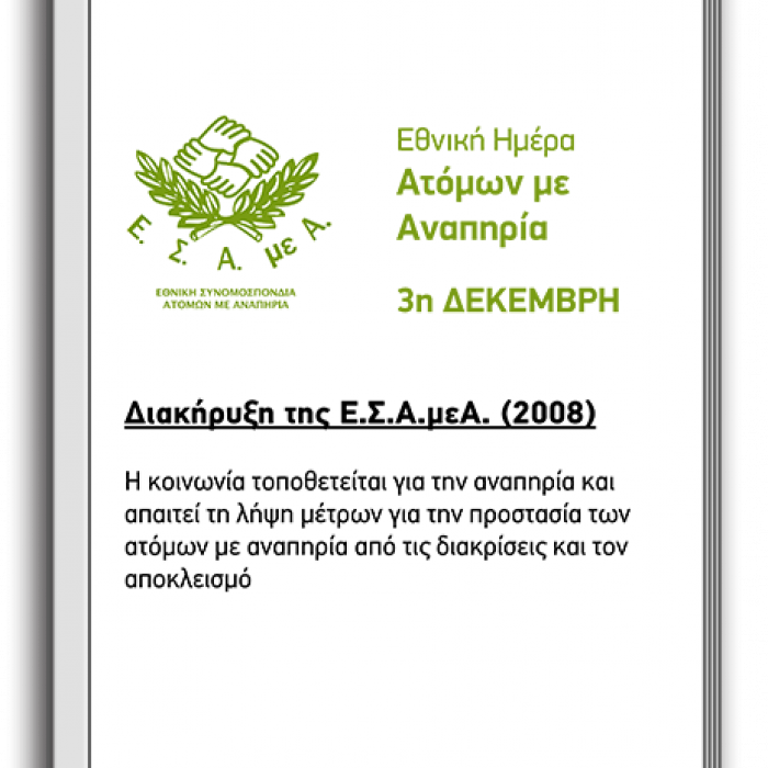 Διακήρυξη 2008