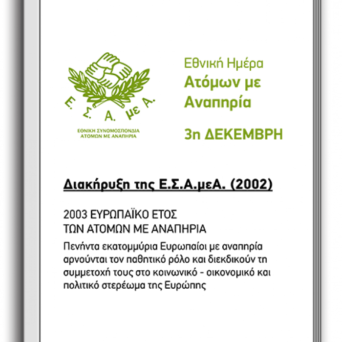 Διακήρυξη 2002