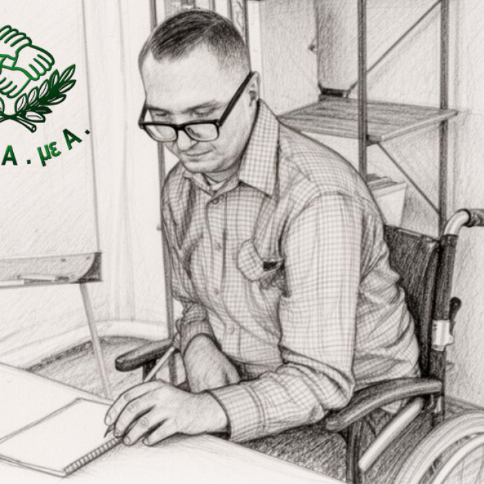 Γραφικό της ΕΣΑμεΑ για την Υπηρεσία του Προσωπικού Βοηθού