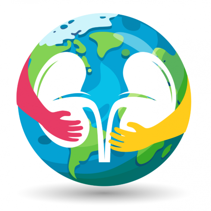 λογότυπο για την παγκόσμια ημέρα νεφρού